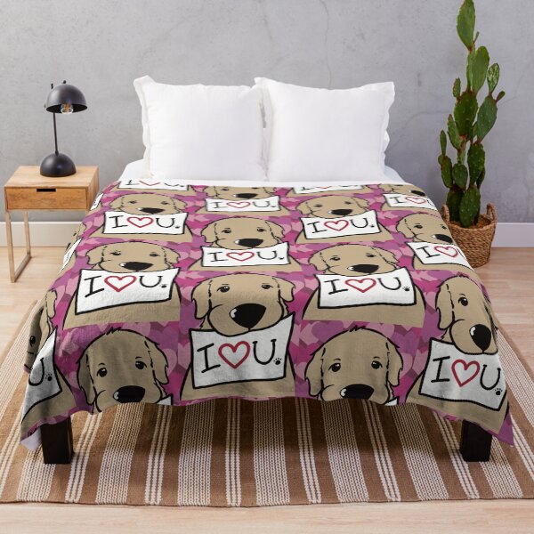 Item preview, I Love You Golden Retriever designed and sold by golden-story.