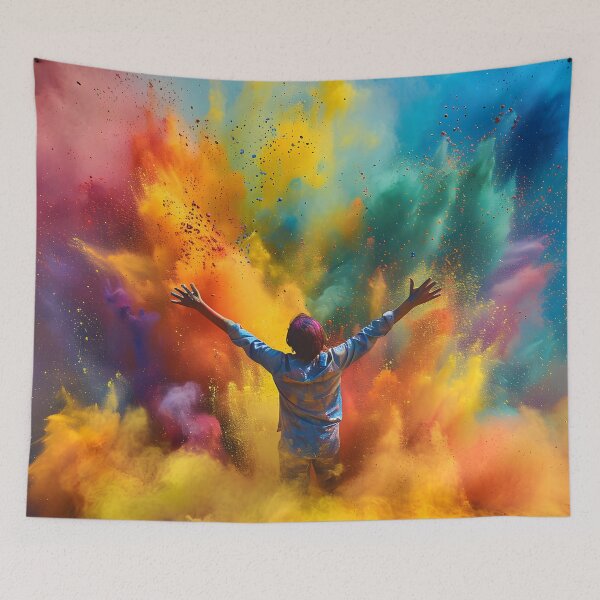 Item preview, Colors in Harmony: Celebrating Holi, a Festival of Vibrant Traditions designed and sold by InsaneLEDP1994.
