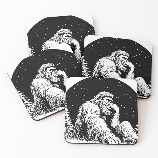 Item preview, Sitting Squatch: Bigfoot's Contemplative Stance designed and sold by NatureArtDecor.
