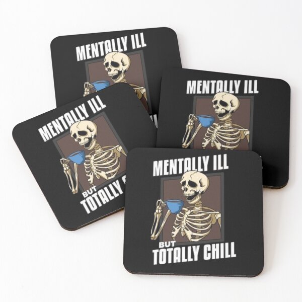 Item preview, Mentally ILL but Totally CHILL designed and sold by JZfashion.