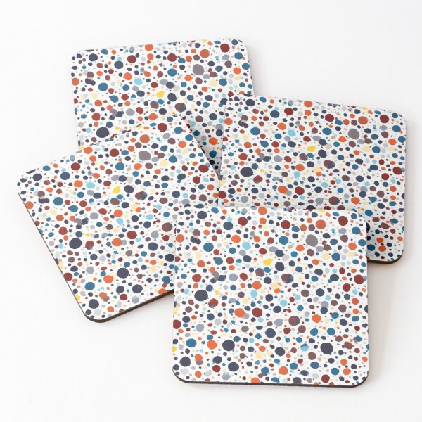 Item preview, Microscope Polka Dot - Mixed Colored (yellow, white, orange, grey) - Ignota Patterns  designed and sold by Ignota-Stylz.