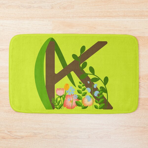 Item preview, Capital letter K monogram design element and wildflowers designed and sold by CutieBlue.