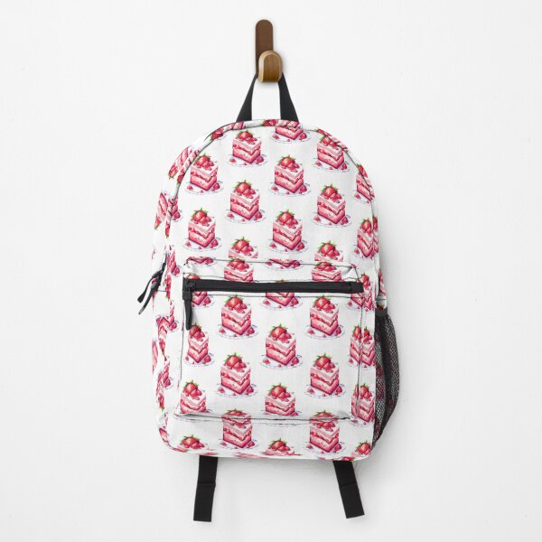 Item preview, Strawberry White chocolate cake- Pixel art designed and sold by octoboobs.