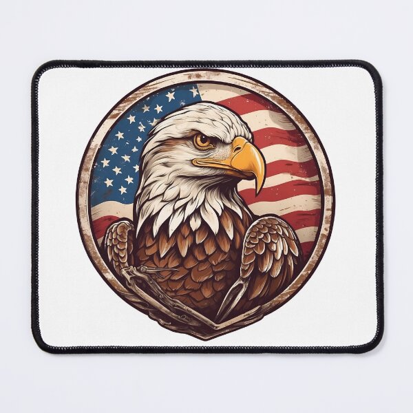 Item preview, Eagle and US flag designed and sold by Laufer15.