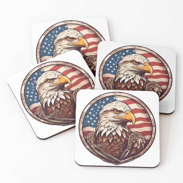 Item preview, Eagle and US flag designed and sold by Laufer15.