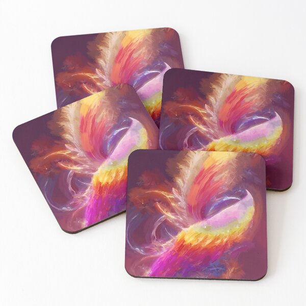 Item preview, Phoenix Wing Vibrant Abstract Art designed and sold by LuminanceArt.