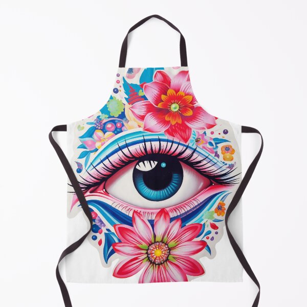 Item preview, Cool Floral Colorful Vibrant Eye designed and sold by PrintShangri-La.