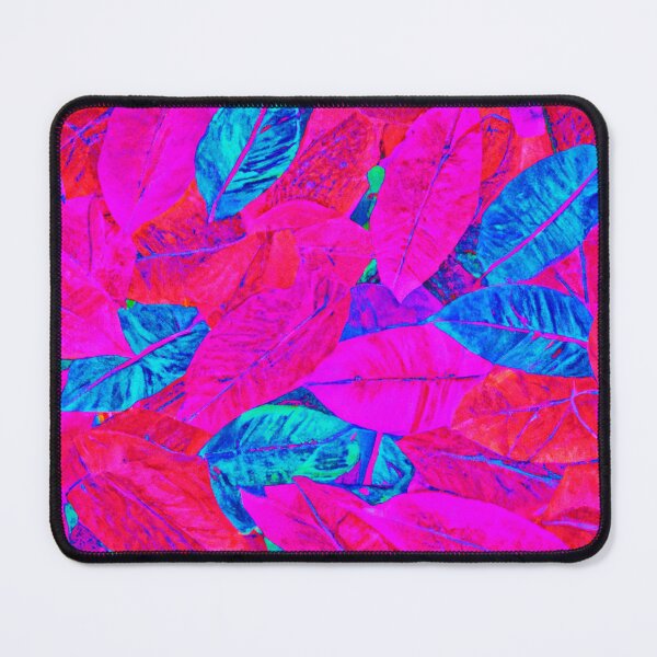 Item preview, Vibrant Neon Leaves Artful Elegance designed and sold by Health And Fitness Posts e-Store.
