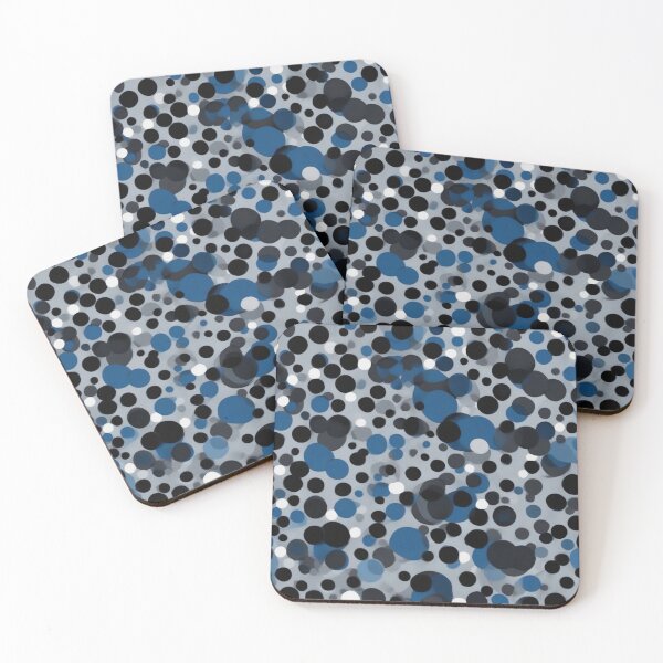 Item preview, Microscope Polka Dot - Mixed Colored (blue, black, grey,) - Ignota Patterns  designed and sold by Ignota-Stylz.