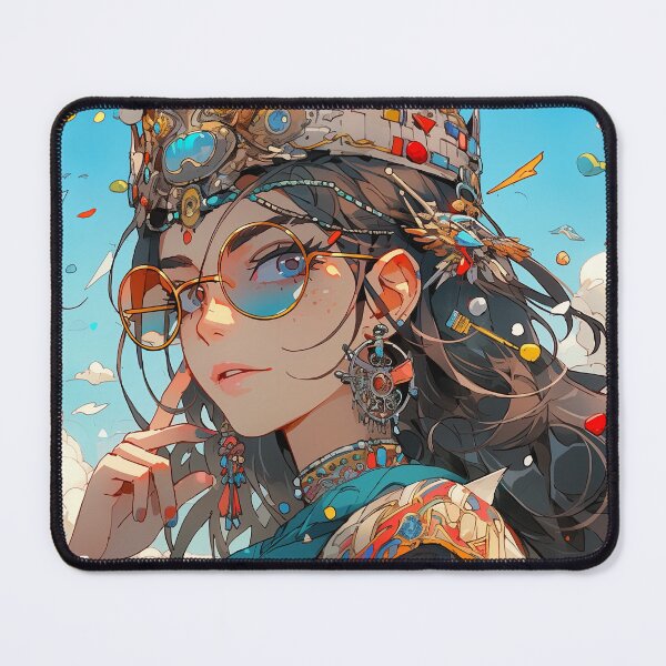Item preview, Bohemain Crowned Anime Girl designed and sold by bubblegoth.
