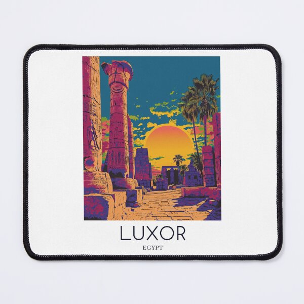 Item preview, A Pop Art Travel Print of Luxor - Egypt  designed and sold by StudioRedKoala.
