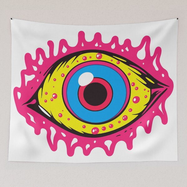 Item preview, Trippy Acid LSD Colorful Vibrant Eye designed and sold by PrintShangri-La.