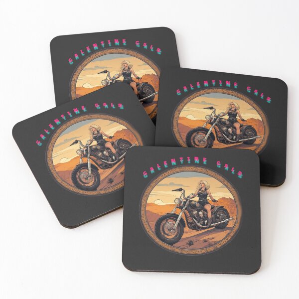 Item preview, Wild Galentine gal Sunset ride in the Mohave desert designed and sold by sailorsam1805.