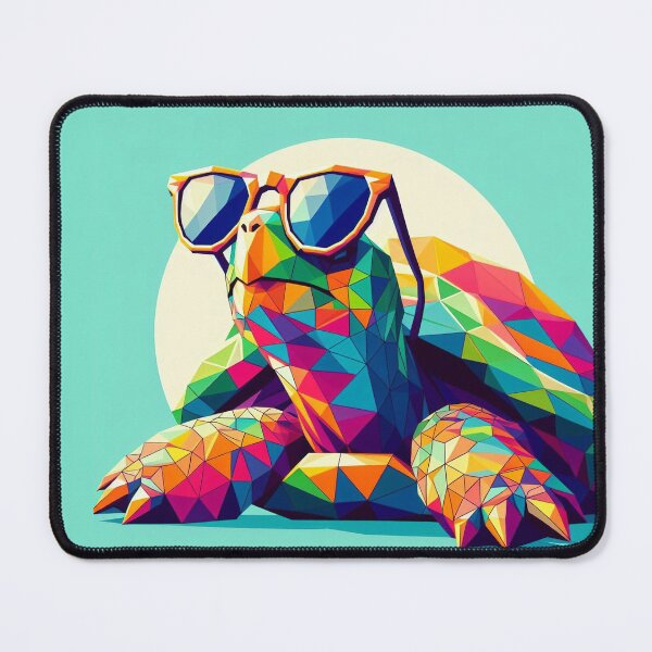 Item preview, Low-Poly Tortoise Pop Art designed and sold by pseudosiren.