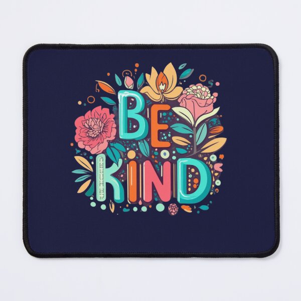 Item preview, Be Kind with flowers design designed and sold by LoveDaisyShop.