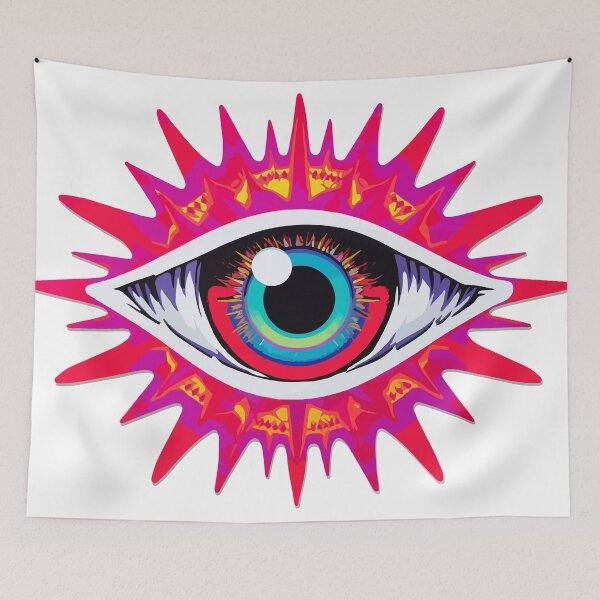 Item preview, Trippy Acid LSD Colorful Vibrant Eye designed and sold by PrintShangri-La.