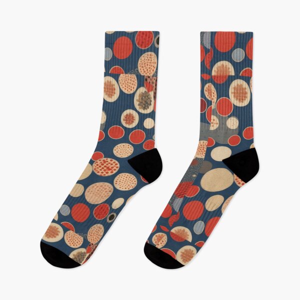 Item preview, Microscope Polka Dot - Mixed Colored (red, blue, brown,) - Ignota Patterns  designed and sold by Ignota-Stylz.