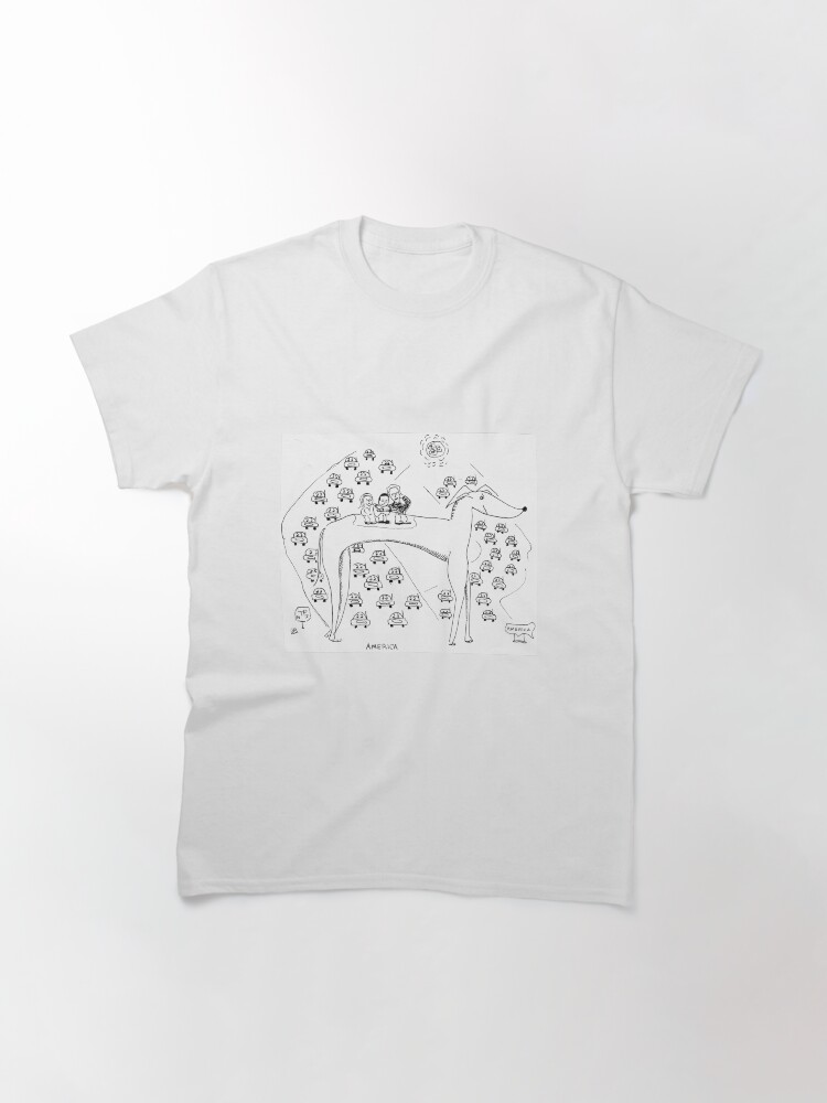 Thumbnail 3 of 7, Classic T-Shirt, America designed and sold by bromfieldpen.