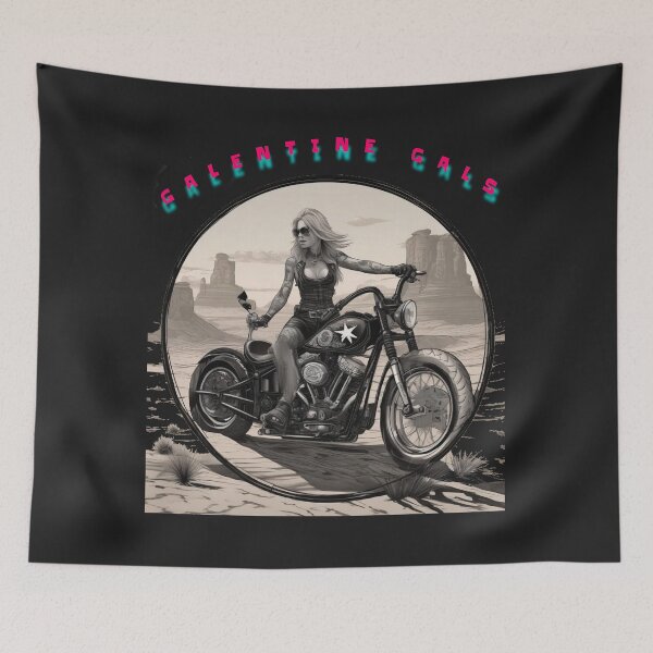 Item preview, Bohemian Galentine gal Sunset ride in the Mohave desert designed and sold by sailorsam1805.