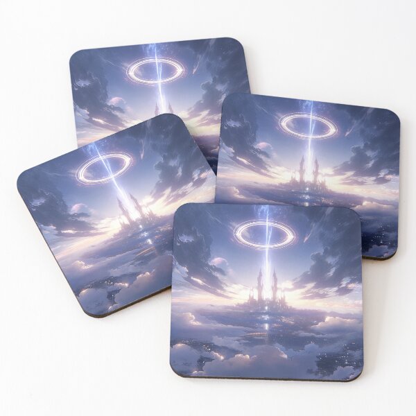 Item preview, Futuristic Fantasy Metropolis Cityscape designed and sold by bubblegoth.