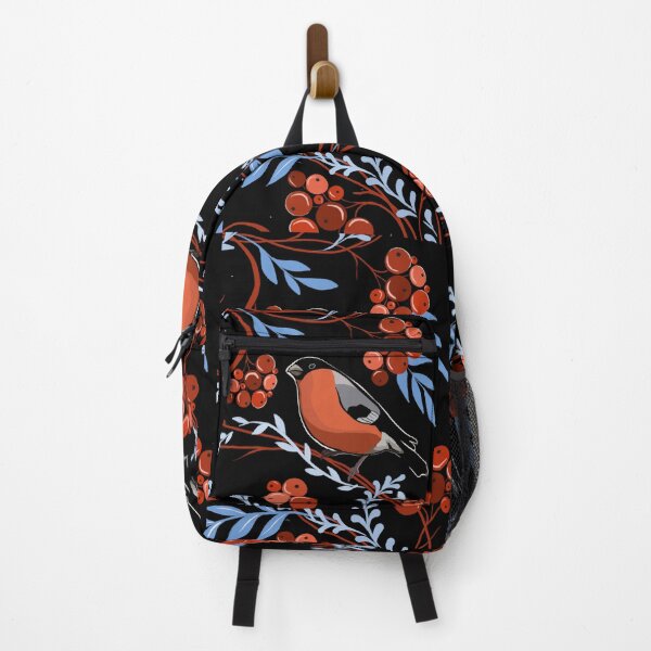 Item preview, red birds, bullfinches and red berries designed and sold by Hennagirl.