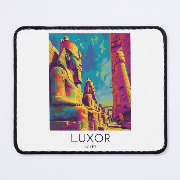 Item preview, A Pop Art Travel Print of Luxor - Egypt  designed and sold by StudioRedKoala.