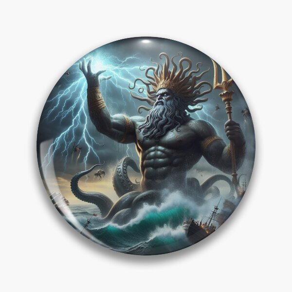 Artikelvorschau, Poseidon wehrt den Angriff von Kriegsschiffen ab entworfen und verkauft von 2012DreamVision.