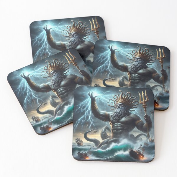 Item preview, Poseidon repelling the attack of warships designed and sold by 2012DreamVision.