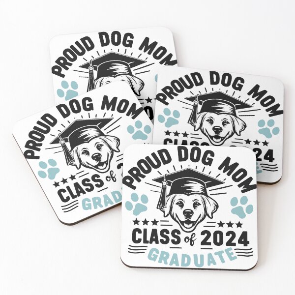 Item preview, Proud Mom 2024 - Dog mom class of 2024 graduate designed and sold by MommyVibeArts.
