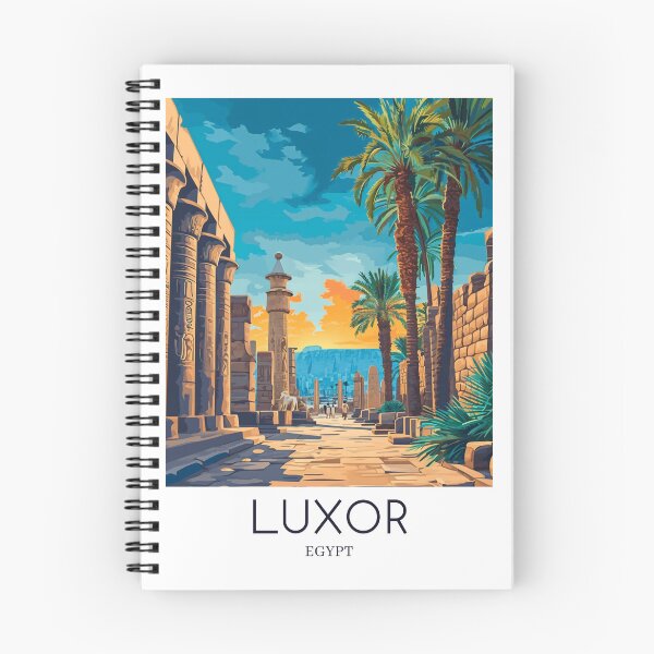 Item preview, A Pop Art Travel Print of Luxor - Egypt  designed and sold by StudioRedKoala.