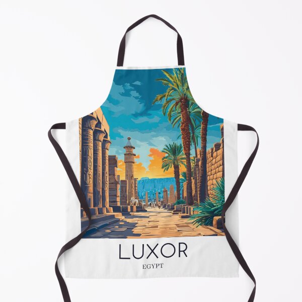 Item preview, A Pop Art Travel Print of Luxor - Egypt designed and sold by StudioRedKoala.