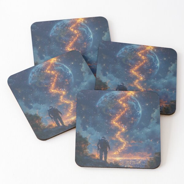 Item preview, Travelers of the Cosmic Coasts designed and sold by Emre Karaarslan.