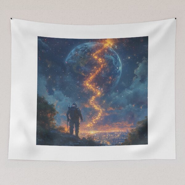 Item preview, Travelers of the Cosmic Coasts designed and sold by Emre Karaarslan.