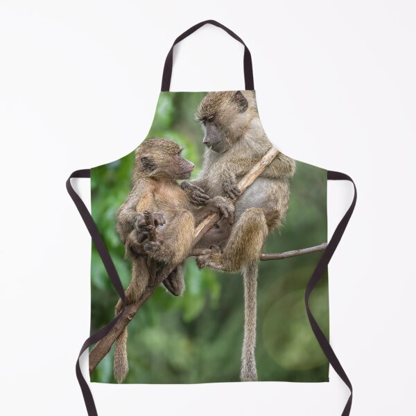 Item preview, Infant and Adult Baboon Tanzania Africa designed and sold by PhotoArt by Joan Carroll.