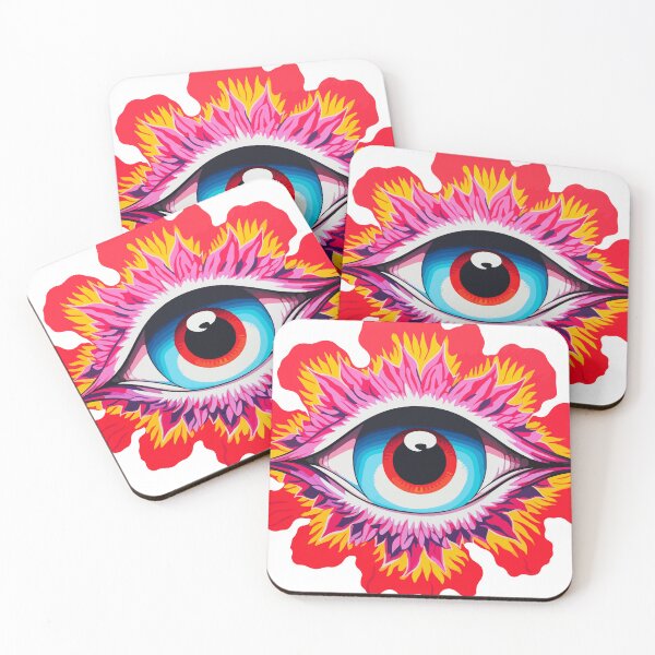 Item preview, Trippy Acid LSD Colorful Vibrant Eye designed and sold by PrintShangri-La.