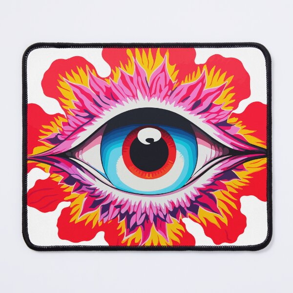Item preview, Trippy Acid LSD Colorful Vibrant Eye designed and sold by PrintShangri-La.