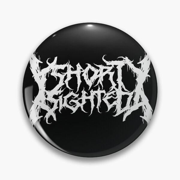 Item preview, Metal Band Logo Short Sighted designed and sold by MetalCasualTees.