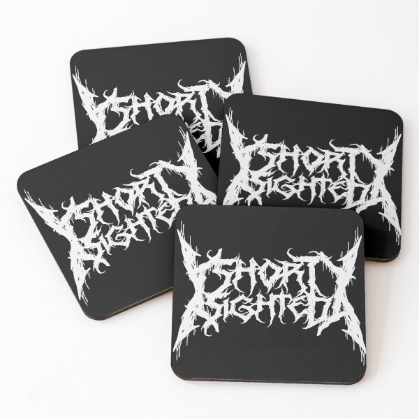 Item preview, Metal Band Logo Short Sighted designed and sold by MetalCasualTees.