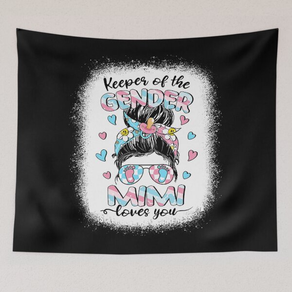 Item preview, Keeper Of The Gender Mimi Loves You Messy Bun Mothers Day designed and sold by SpeedyPrints.