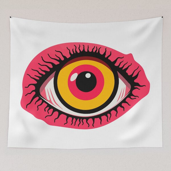 Item preview, Weird Trippy Acid LSD Eye designed and sold by PrintShangri-La.