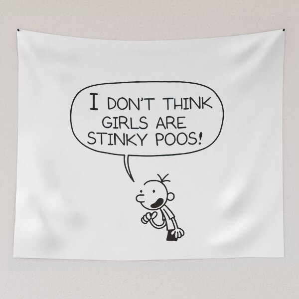 Item preview, Wimpy Kid I Don't Think Girls Are Stinky designed and sold by cheapfan.