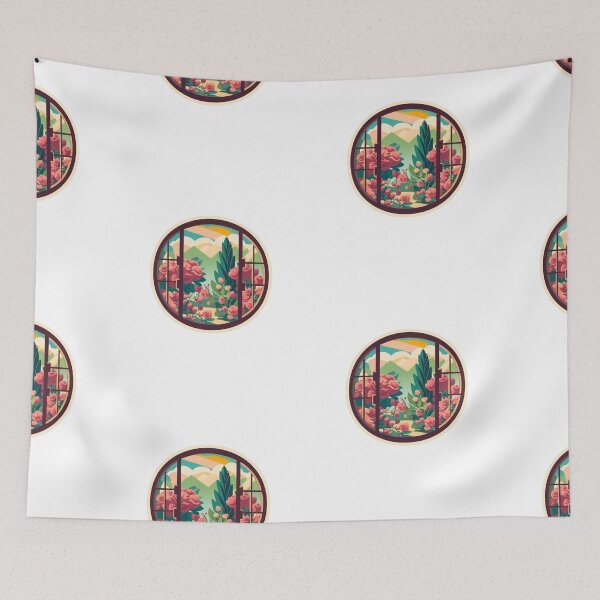 Item preview, Window of roses designed and sold by LoveDaisyShop.