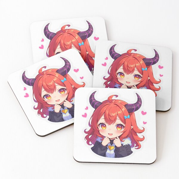 Aperçu de l'œuvre Tsundere Girl Demon créée et vendue par StickerStarSaga.
