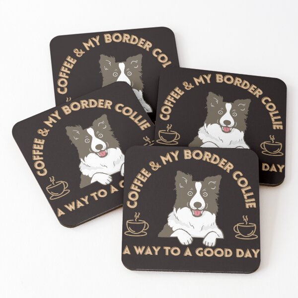 Item preview, Coffee and My Border Collie A Way To a Good Day designed and sold by SoulPaws.