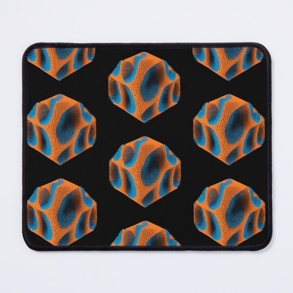 Item preview, Abstract Form Orange Blue designed and sold by Lelijo.