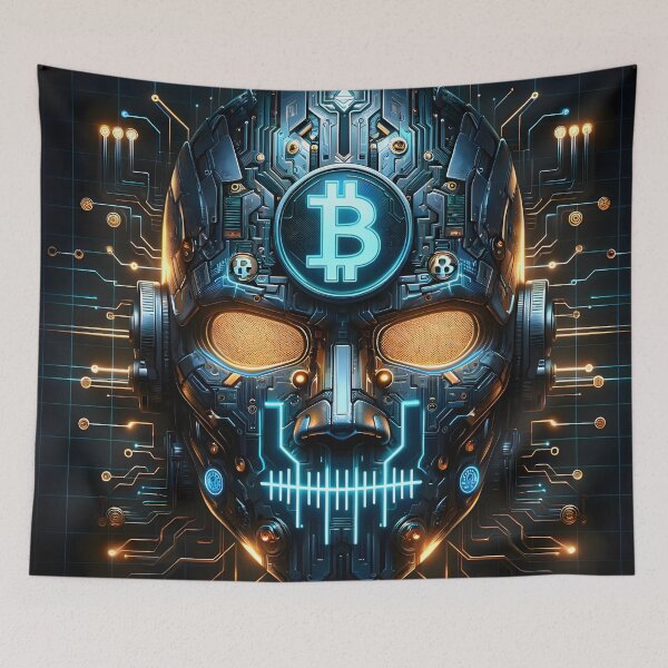 Item preview, Cyberpunk Crypto Mask: A Fusion of Technology and Rebellion designed and sold by BitacoreX.