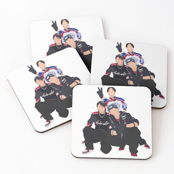 Item preview, Han, Hyunjin, & Felix in jerseys - JYP Nation Collab designed and sold by silverair.