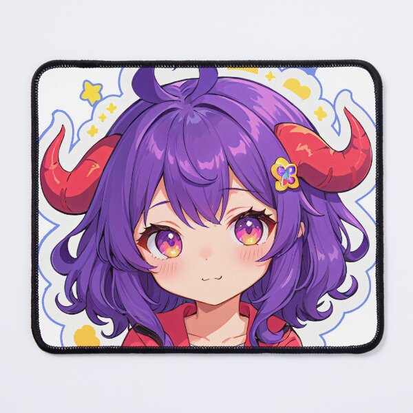 Item preview, Violet Girl Demon Star designed and sold by StickerStarSaga.