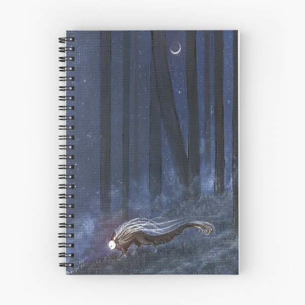 Item preview, Lonely Forest Traveler Under a Crescent Moon designed and sold by TeaKitsune.