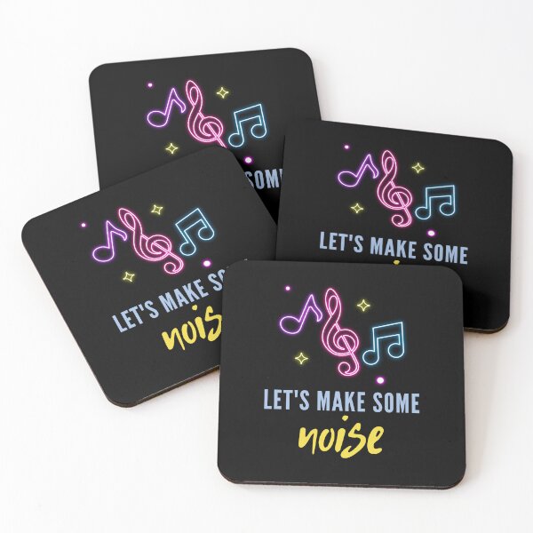 Item preview, Lets Make Some Noise - Music quote design designed and sold by TheArtistOf2022.